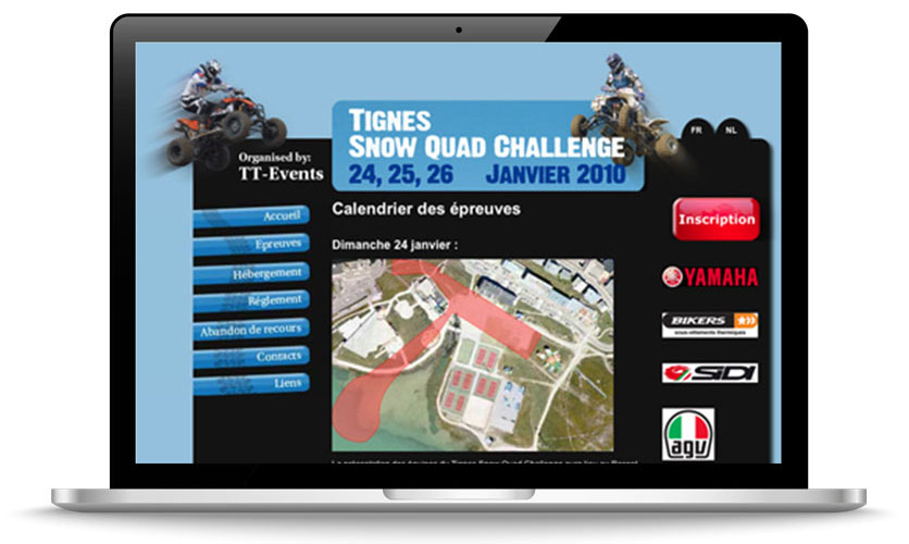 Page d'accueil de ce site réalisé en html/css
